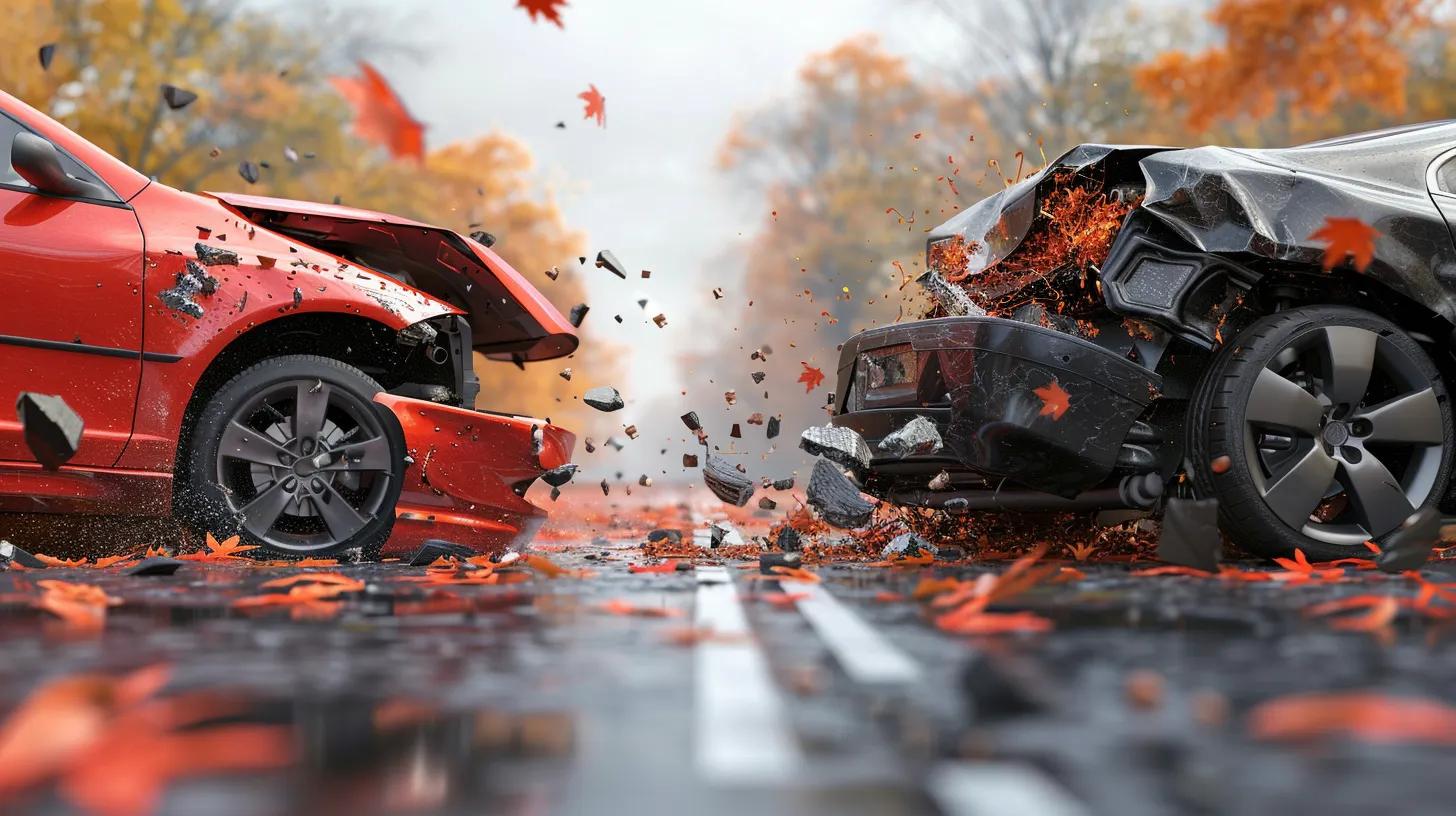 Visual comparison of collision and comprehensive insurance coverage for vehicle repairs