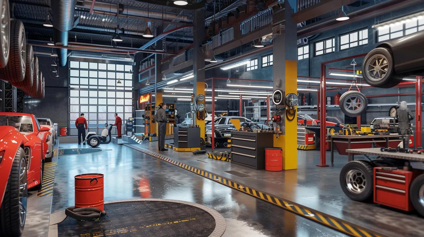 Insurance-approved auto repair shop showcasing professionalism and customer service